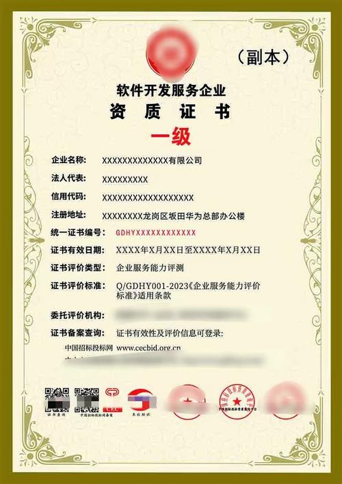 軟件開發服務企業資質證書 全國辦理詳解，一級服務能力等級如何獲??？